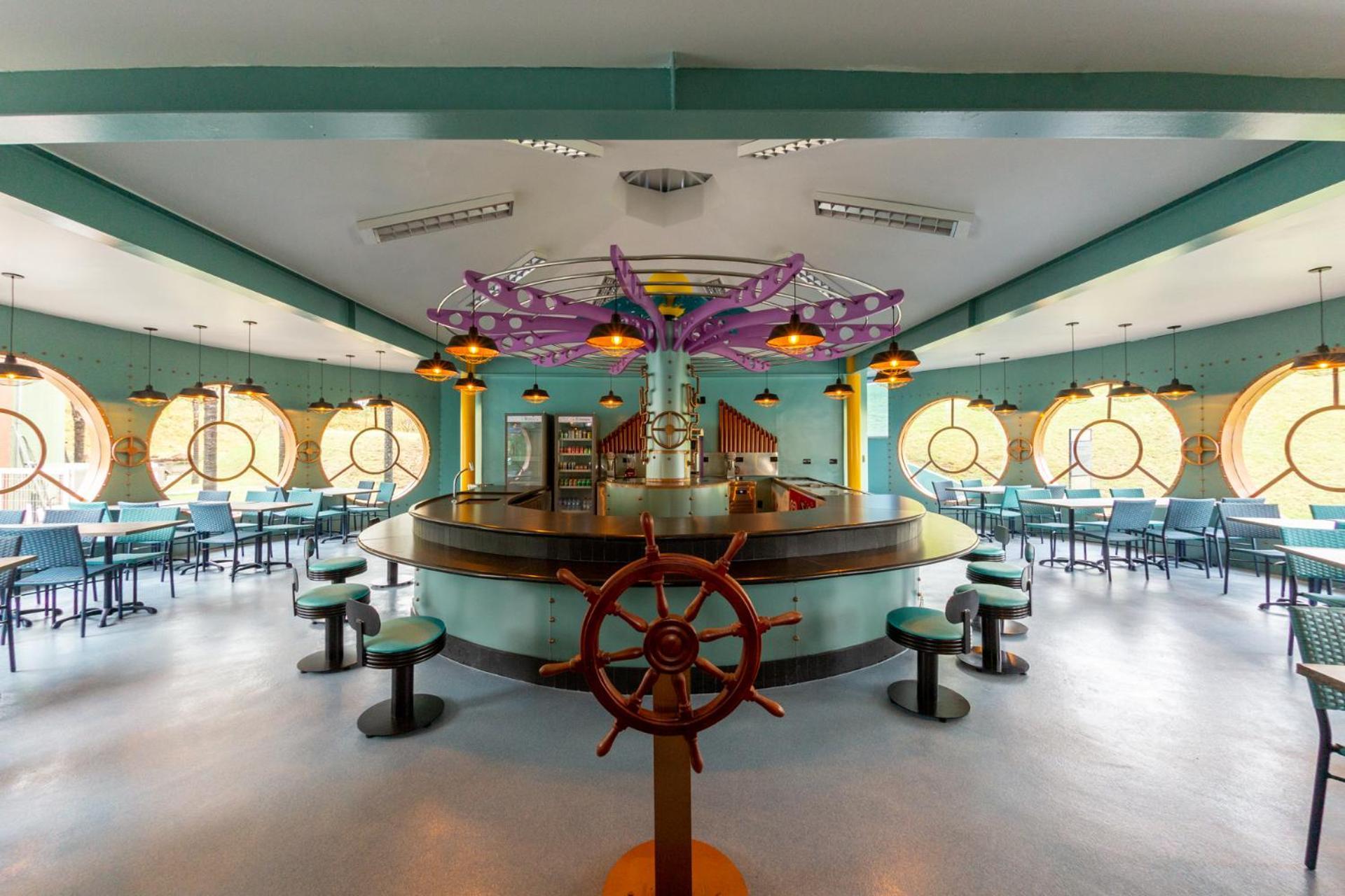 Blue Tree Thermas De Lins Resort Екстер'єр фото The interior of the restaurant