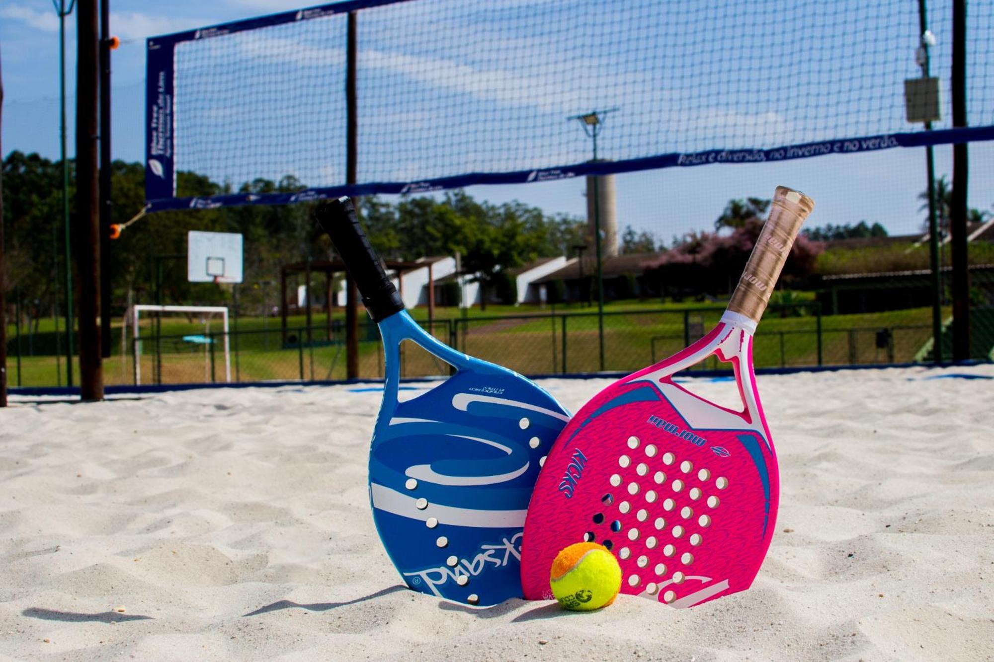 Blue Tree Thermas De Lins Resort Екстер'єр фото Beach tennis rackets